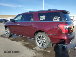 2020 Ford Expedition Max Platinum with VIN 1FMJK1MT4LEA10199, listed as a Copart auction lot 49815305 with 47,723 mi miles and Salvage title. Bid and sale history available at DreamBid. Image 2.