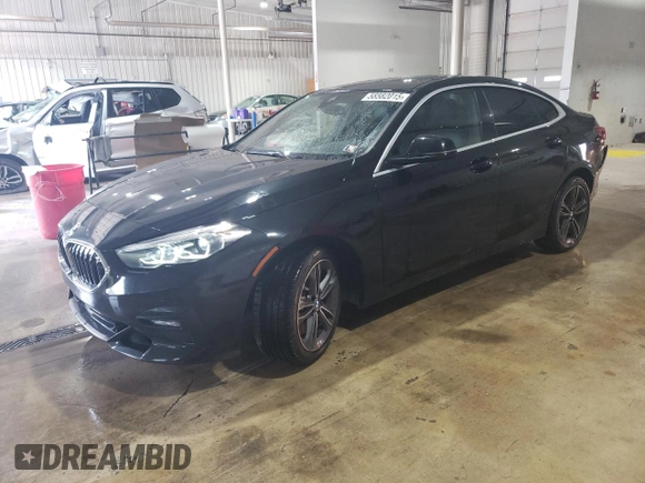 2021 BMW 2 Series 228i xDrive with VIN WBA73AK0XM7H40998, listed as a Copart auction lot 58582015 with 38,899 mi miles and Salvage title. Bid and sale history available at DreamBid. Image 1.