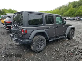 2024 Jeep Wrangler Sport с VIN 1C4PJXKN4RW208552, выставлен на аукционе Copart как лот 55834785 с пробегом 45 479 миль миль и Списание • Salvage title. История ставок и продаж доступна на DreamBid. Изображение 3.