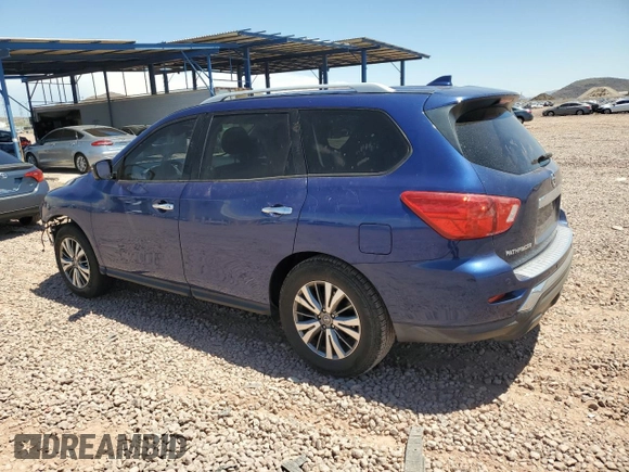 2019 Nissan Pathfinder Platinum with VIN 5N1DR2MM2KC637341, listed as a Copart auction lot 55355925 with 82,808 mi miles and Salvage title. Bid and sale history available at DreamBid. Image 2.