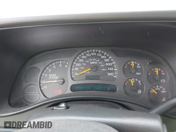 2003 Chevrolet Tahoe LT with VIN 1GNEK13Z33J114144, listed as a IAAI auction lot 42470562 with 249,813 mi miles and . Bid and sale history available at DreamBid. Image 7.