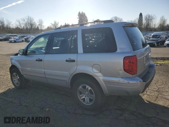 2003 Honda Pilot EX with VIN 2HKYF18403H554922, listed as a Copart auction lot 47303685 with 186,879 mi miles and Salvage Title. Bid and sale history available at DreamBid. Image 2.