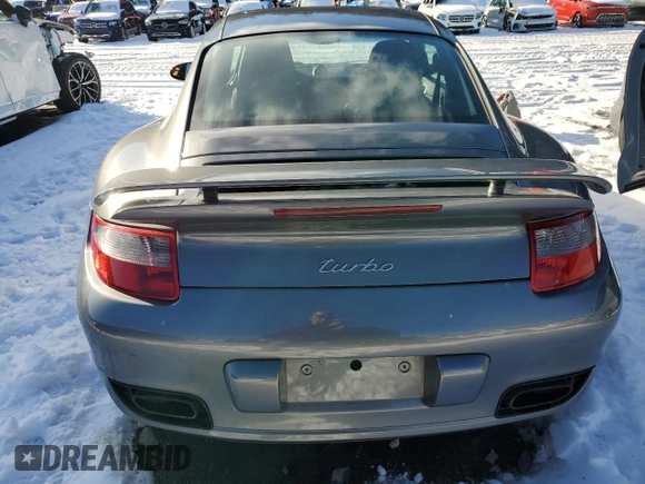 2007 Porsche 911 Turbo with VIN WP0AD299X7S785034, listed as a Copart auction lot 44736865 with 33,259 mi miles and Non Repairable. Bid and sale history available at DreamBid. Image 6.