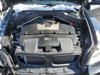2014 BMW X6 M with VIN 5YMGZ0C50E0C40694, listed as a Copart auction lot 43943305 with 124,104 mi miles and Salvage Title. Bid and sale history available at carsss.com. Image 12.