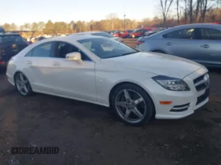 2013 Mercedes-Benz CLS-Class CLS 550 with VIN WDDLJ9BB0DA059813, listed as a IAAI auction lot 41404889 with 111,270 mi miles. Bid and sale history available at carsss.com. Image 1.