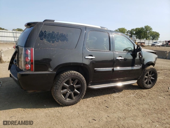 2008 GMC Yukon Denali with VIN 1GKFK63898J148375, listed as a Copart auction lot 71291834 with 0 mi miles and Salvage Title. Bid and sale history available at carsss.com. Image 3.