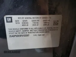 2015 Buick Regal Premium I with VIN 2G4GP5EX5F9153397, listed as a Copart auction lot 77259584 with 141,734 mi miles and Clean title. Bid and sale history available at DreamBid. Image 12.
