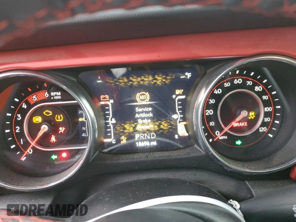 2021 Jeep Wrangler Unlimited Rubicon with VIN 1C4JJXFM7MW818199, listed as a Copart auction lot 87428474 with 18,696 mi miles and Salvage Title. Bid and sale history available at carsss.com. Image 9.