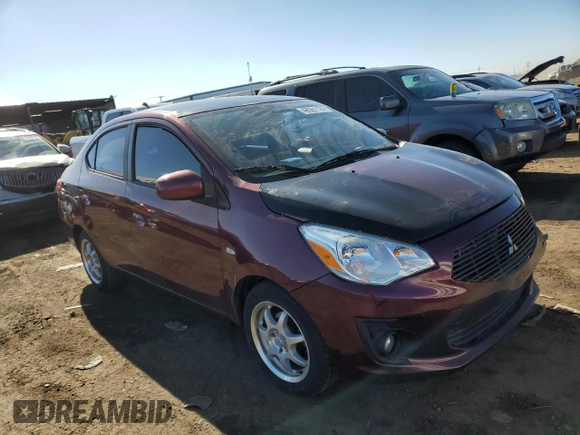2017 Mitsubishi Mirage G4 ES with VIN ML32F3FJ6HH004840, listed as a Copart auction lot 48561124 with 42,150 mi miles. Bid and sale history available at carsss.com. Image 4.