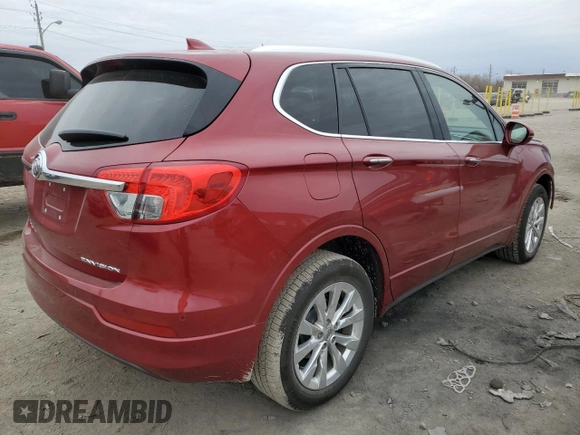 2017 Buick Envision Essence with VIN LRBFXBSA4HD223622, listed as a Copart auction lot 50816625 with 75,412 mi miles and Salvage Title. Bid and sale history available at carsss.com. Image 3.