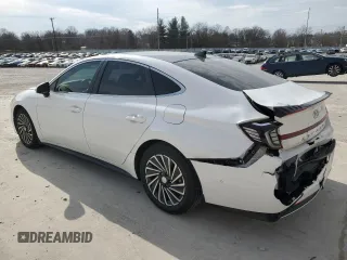 2022 Hyundai Sonata Hybrid Limited with VIN KMHL54JJ4NA038258, listed as a Copart auction lot 39828513 with 28,261 mi miles. Bid and sale history available at carsss.com. Image 2.