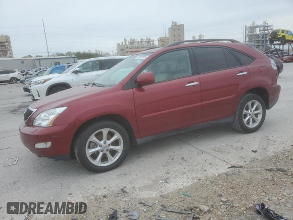 2009 Lexus RX 350 with VIN 2T2GK31U09C079566, listed as a Copart auction lot 50913585 with 88,022 mi miles and Salvage Title. Bid and sale history available at DreamBid. Image 1.