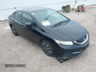 2014 Honda Civic Sedan EX with VIN 19XFB2F88EE012683, listed as a IAAI auction lot 42057671 with 95,490 mi miles. Bid and sale history available at carsss.com. Image 1.