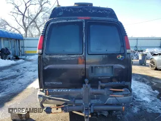 1999 Chevrolet Express with VIN 1GBFG15RXX1134896, listed as a Copart auction lot 88813845 with 267,795 mi miles and Clean Title. Bid and sale history available at carsss.com. Image 6.