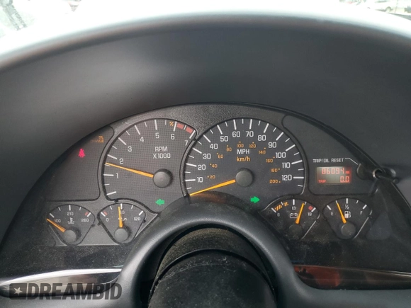 1999 Pontiac Firebird Firebird with VIN 2G2FS22K1X2209517, listed as a Copart auction lot 57304765 with 86,094 mi miles and Clean title. Bid and sale history available at DreamBid. Image 9.