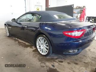 2015 Maserati GranTurismo Convertible Sport with VIN ZAM45MMA5F0141129, listed as a IAAI auction lot 41538585 with 11,267 mi miles. Bid and sale history available at carsss.com. Image 3.