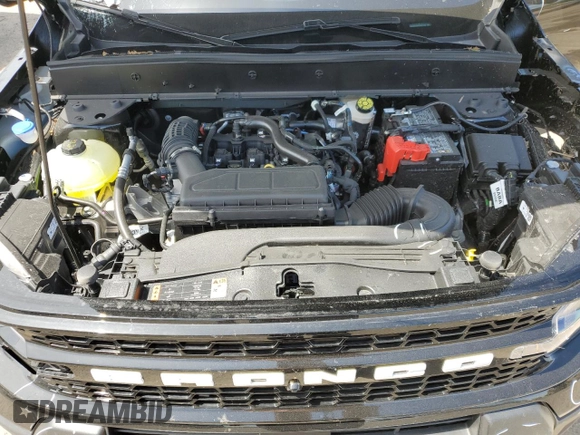 2025 Ford Bronco Sport Outer Banks with VIN 3FMCR9CN7SRE51424, listed as a Copart auction lot 58497645 with 1,876 mi miles and Clean title. Bid and sale history available at DreamBid. Image 12.