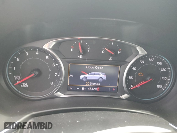 2019 Chevrolet Equinox Premier z VIN 3GNAXNEV4KS581264, wystawiony jako Copart lot #58812045 z przebiegiem 48 320 mil mil oraz Szkoda całkowita • Salvage title. Historia ofert i sprzedaży dostępna na DreamBid. Obrazek 9.