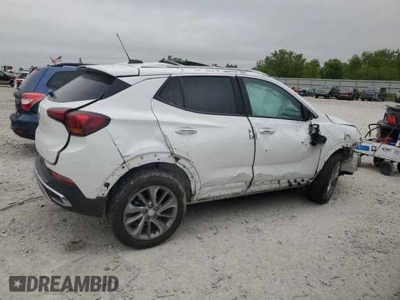 2021 Buick Encore GX Essence с VIN KL4MMFSL6MB082756, выставлен на аукционе Copart как лот 58902615 с пробегом Не указан миль и На запчасти • Non repairable. История ставок и продаж доступна на DreamBid. Изображение 3.