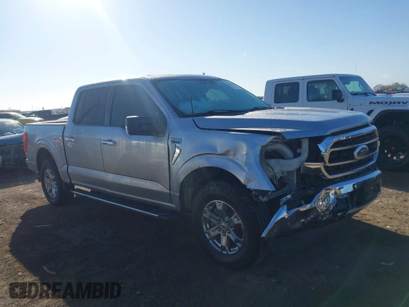 2021 Ford F-150 XL with VIN 1FTEW1CP3MFC30671, listed as a IAAI auction lot 41670207 with 56,540 mi miles. Bid and sale history available at carsss.com. Image 13.