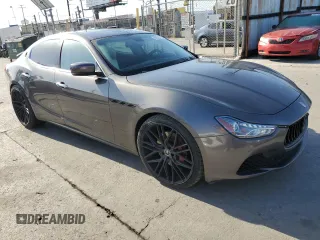 2015 Maserati Ghibli z VIN ZAM57XSA2F1159407, wystawiony jako Copart lot #57806715 z przebiegiem 93 185 mil mil oraz Szkody całkowita. Historia ofert i sprzedaży dostępna na DreamBid. Obrazek 4.