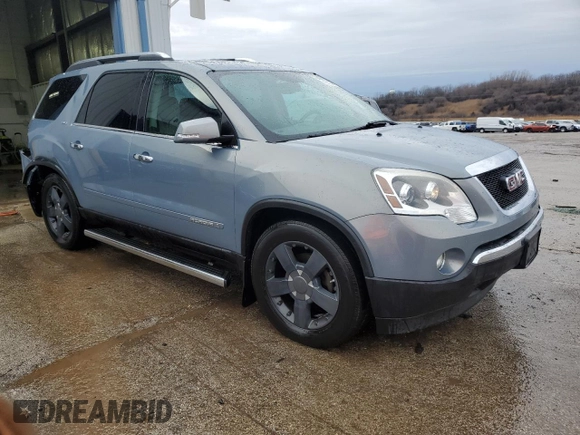 2008 GMC Acadia SLT2 with VIN 1GKEV33748J191403, listed as a Copart auction lot 47474875 with 161,103 mi miles and Salvage Title. Bid and sale history available at DreamBid. Image 4.