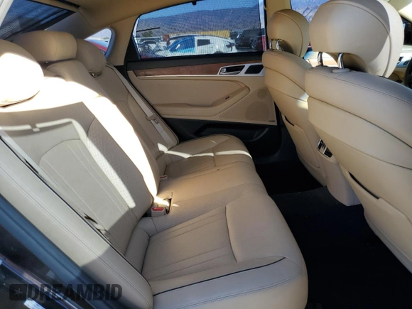 2017 Genesis G80 3.8L with VIN KMHGN4JEXHU168827, listed as a Copart auction lot 80315794 with 46,607 mi miles and Salvage Title. Bid and sale history available at DreamBid. Image 11.
