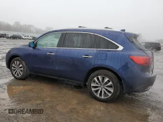 2015 Acura MDX Technology z VIN 5FRYD4H63FB024972, wystawiony jako Copart lot #44775045 z przebiegiem 91 100 mil mil oraz Szkoda całkowita • Salvage title. Historia ofert i sprzedaży dostępna na DreamBid. Obrazek 2.
