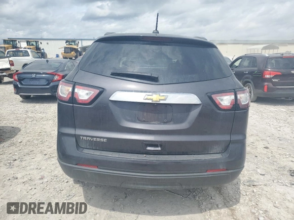 2017 Chevrolet Traverse LS with VIN 1GNKRFKD4HJ140020, listed as a Copart auction lot 51479875 with 102,017 mi miles and Salvage Title. Bid and sale history available at carsss.com. Image 6.