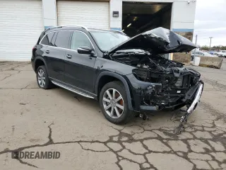 2020 Mercedes-Benz GLS 450 with VIN 4JGFF5KE3LA206471, listed as a Copart auction lot 47861325 with 62,735 mi miles and Salvage Title. Bid and sale history available at DreamBid. Image 4.