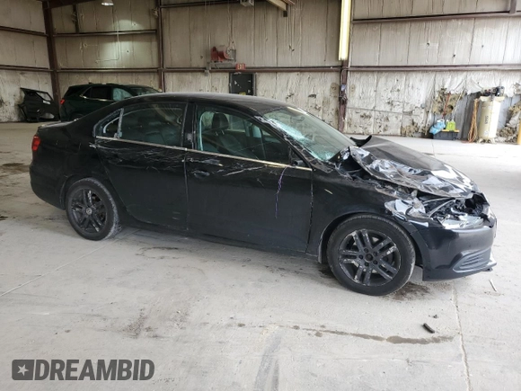 2013 Volkswagen Jetta SE with VIN 3VWDX7AJXDM427263, listed as a Copart auction lot 52502585 with 243,457 mi miles and Salvage title. Bid and sale history available at DreamBid. Image 4.