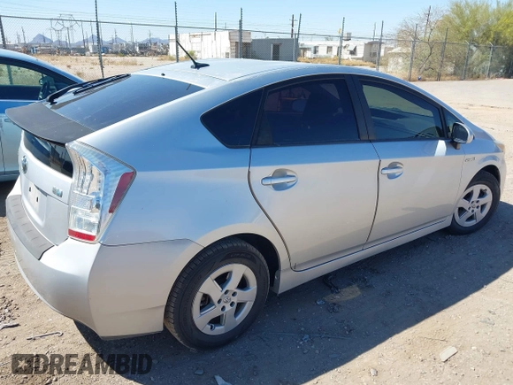 2010 Toyota Prius II with VIN JTDKN3DU8A0065382, listed as a IAAI auction lot 41843736 with 216,994 mi miles and . Bid and sale history available at carsss.com. Image 4.