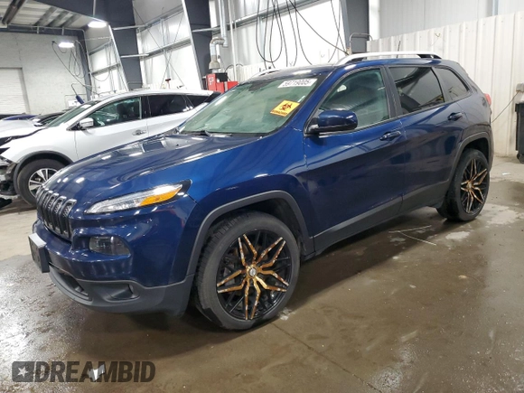 2018 Jeep Cherokee Latitude Plus z VIN 1C4PJMLXXJD547864, wystawiony jako Copart lot #59719005 z przebiegiem 113 160 mil mil oraz Szkoda całkowita • Salvage title. Historia ofert i sprzedaży dostępna na DreamBid. Obrazek 1.