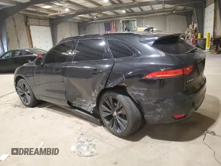 2019 Jaguar F-Pace 30t R-Sport with VIN SADCL2GX8KA605890, listed as a Copart auction lot 51619804 with 39,205 mi miles and Salvage title. Bid and sale history available at DreamBid. Image 2.