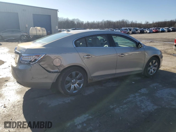 2012 Buick LaCrosse Premium 1 with VIN 1G4GE5E30CF105800, listed as a Copart auction lot 85294834 with 130,904 mi miles and Salvage title. Bid and sale history available at DreamBid. Image 3.