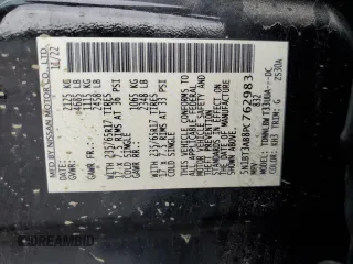 2023 Nissan Rogue S with VIN 5N1BT3AB8PC762983, listed as a Copart auction lot 64317934 with 34,652 mi miles and Salvage title. Bid and sale history available at DreamBid. Image 15.