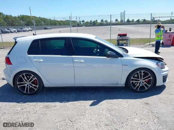2017 Volkswagen Golf GTI S with VIN 3VW447AU2HM020448, listed as a IAAI auction lot 41830077 with 52,528 mi miles. Bid and sale history available at carsss.com. Image 13.