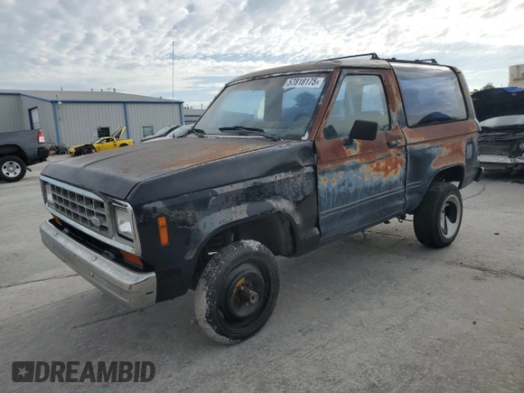 1986 Ford Bronco with VIN 1FMBU14T0GUC11348, listed as a Copart auction lot 57818175 with 54,971 mi miles and Clean title. Bid and sale history available at DreamBid. Image 1.