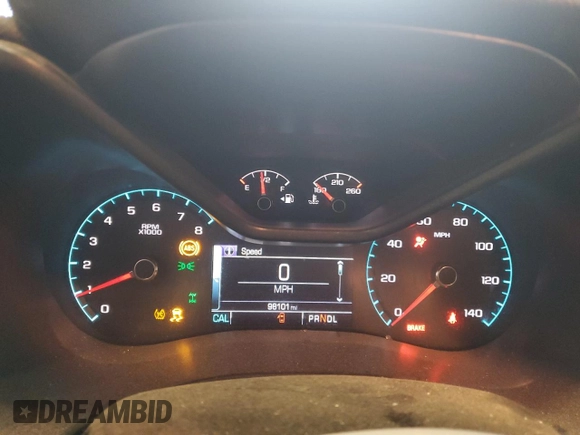 2018 Chevrolet Colorado 4WD LT with VIN 1GCHTCEN2J1128347, listed as a Copart auction lot 45107315 with 98,101 mi miles and Non Repairable. Bid and sale history available at carsss.com. Image 9.