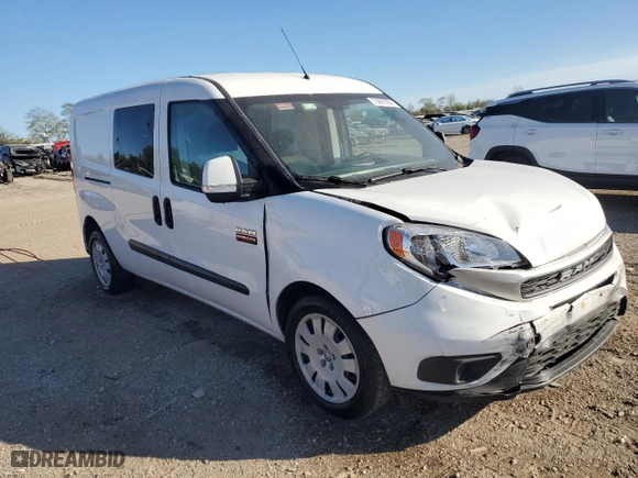 2019 Ram ProMaster City Cargo Van Tradesman SLT with VIN ZFBHRFBB1K6M29001, listed as a Copart auction lot 73687984 with 93,564 mi miles and Salvage Title. Bid and sale history available at carsss.com. Image 4.