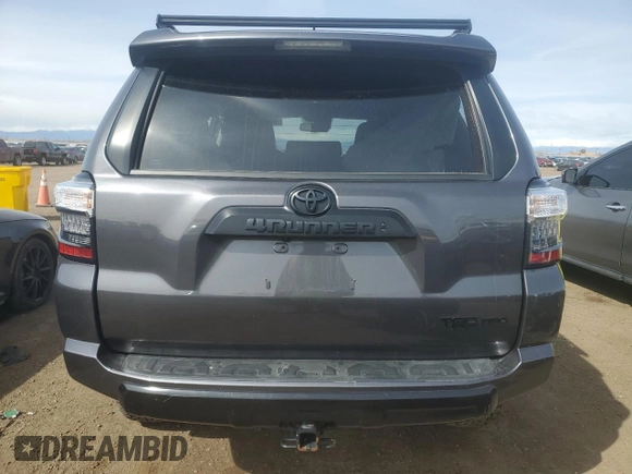 2023 Toyota 4Runner TRD Pro with VIN JTELU5JR5P6126630, listed as a Copart auction lot 49896445 with 33,257 mi miles and Salvage title. Bid and sale history available at DreamBid. Image 6.
