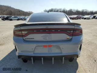 2020 Dodge Charger Scat Pack with VIN 2C3CDXGJ2LH232208, listed as a Copart auction lot 48927195 with 52,759 mi miles and Salvage Title. Bid and sale history available at carsss.com. Image 6.