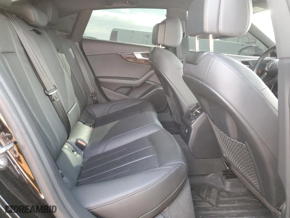 2019 Audi A5 Sportback Premium with VIN WAUANCF53KA063551, listed as a Copart auction lot 46647875 with 0 mi miles and Salvage Title. Bid and sale history available at carsss.com. Image 10.