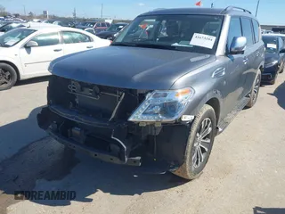 2020 Nissan Armada SL with VIN JN8AY2ND2L9110735, listed as a IAAI auction lot 41673284 with 80,407 mi miles. Bid and sale history available at carsss.com. Image 19.
