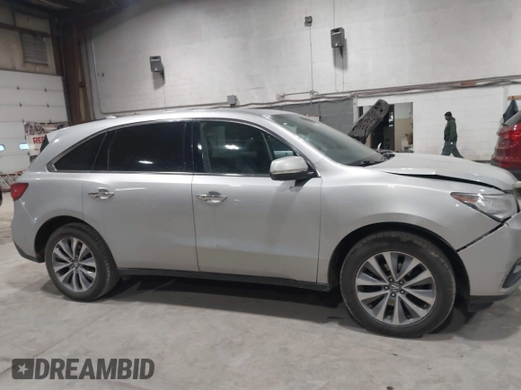 2014 Acura MDX Tech Pkg with VIN 5FRYD4H40EB041886, listed as a IAAI auction lot 41653047 with 85,888 mi miles. Bid and sale history available at carsss.com. Image 13.