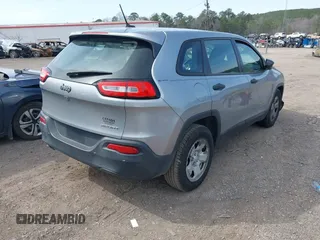 2014 Jeep Cherokee Sport with VIN 1C4PJLAB2EW163332, listed as a IAAI auction lot 41752003 with 154,832 mi miles and . Bid and sale history available at DreamBid. Image 4.