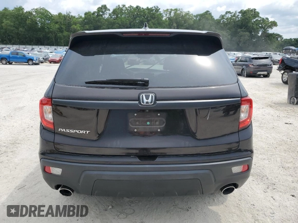 2020 Honda Passport EX-L with VIN 5FNYF7H51LB004574, listed as a Copart auction lot 58375235 with 45,227 mi miles and Non repairable. Bid and sale history available at DreamBid. Image 6.