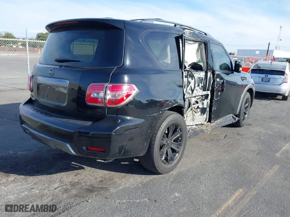 2019 Nissan Armada SL with VIN JN8AY2NDXK9089339, listed as a IAAI auction lot 41612979 with 39,562 mi miles. Bid and sale history available at carsss.com. Image 4.