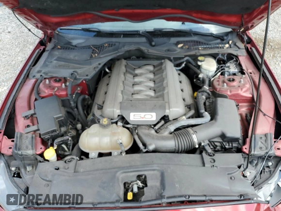 2016 Ford Mustang GT with VIN 1FA6P8CF6G5309544, listed as a Copart auction lot 58588765 with 84,514 mi miles and Salvage title. Bid and sale history available at DreamBid. Image 11.