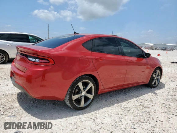2015 Dodge Dart GT z VIN 1C3CDFEB9FD345919, wystawiony jako Copart lot #61853415 z przebiegiem 123 103 mil mil oraz Szkoda całkowita • Salvage title. Historia ofert i sprzedaży dostępna na DreamBid. Obrazek 3.